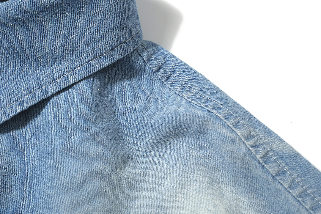 Acne Studios 218 AC LOGO Short Sleeve Water Blue S-XL 3297# - Image 6