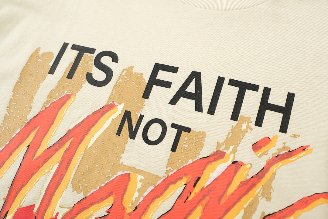 Unbranded 128 RRR 123 ITS FAITH NOT MAGIC TEE Water GYM Print Short Sleeve T Purple Blue Apricot 1 2 3 8004# - Image 23