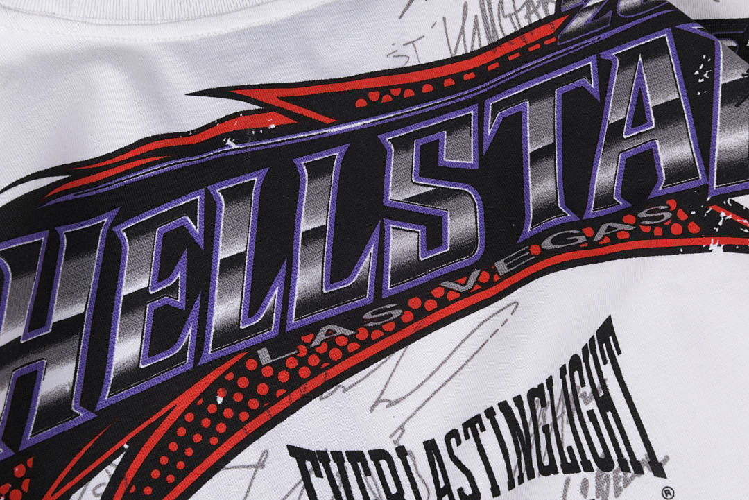 Hellstar 148 Hellstar Studios Wind Print Short T White S-XL - Image 12
