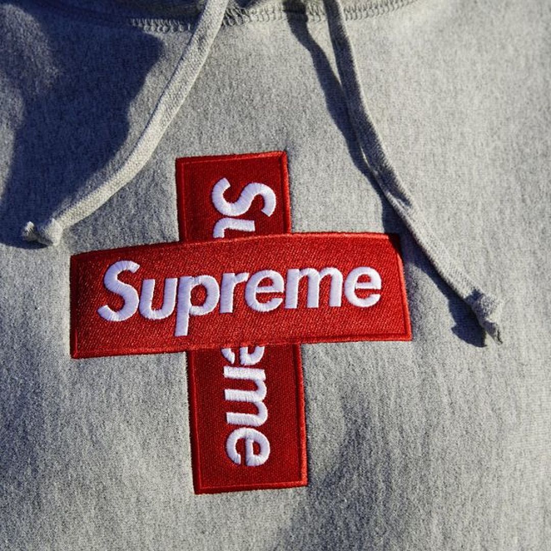 Supreme 238 Sup 20FW Cross Box Logo Hooded Sweatshirt Bogo S M L XL Black Grey S306 - Image 10