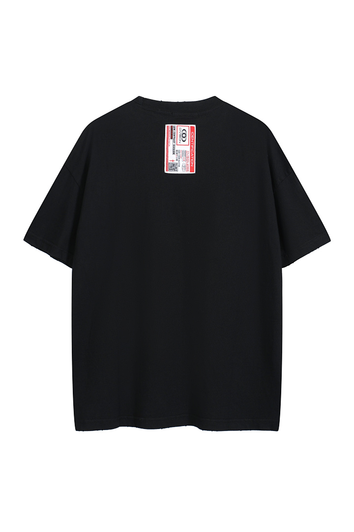 On Running 118 CIVISION By CSC Dark Vision Distressed Print Short Sleeve T Black 1 2 3 3411# - Image 3