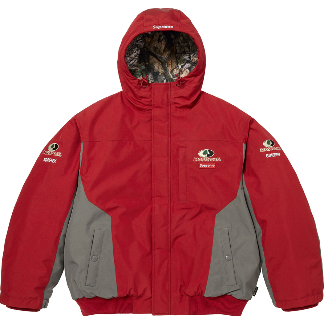 Bape 658 GORE TEX MOSSY OAK Black Camo Red S M L