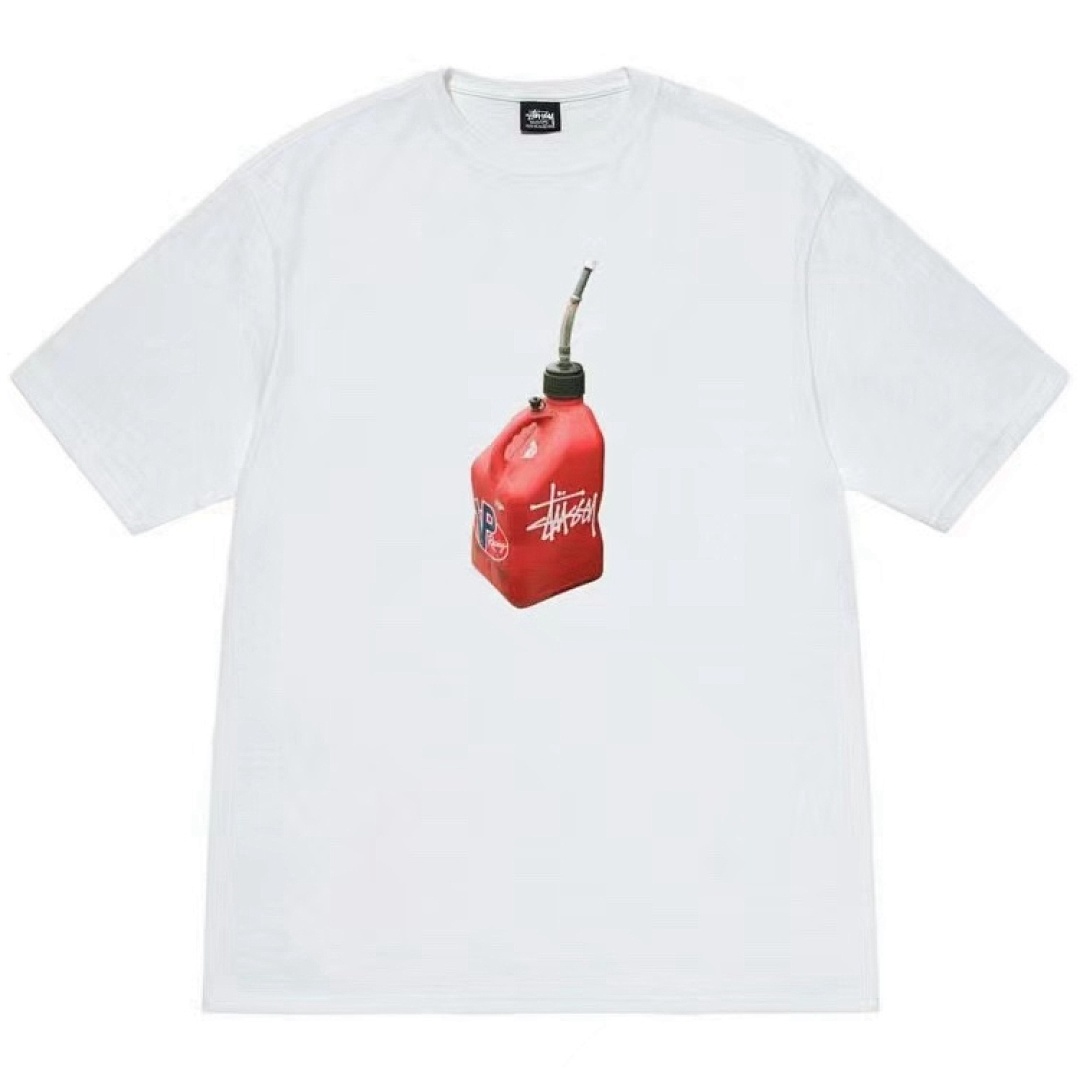 Stussy 98 STU 24SS FUELED TEE Print Short Sleeve T : Black White S M L XL Y2403# - Image 3
