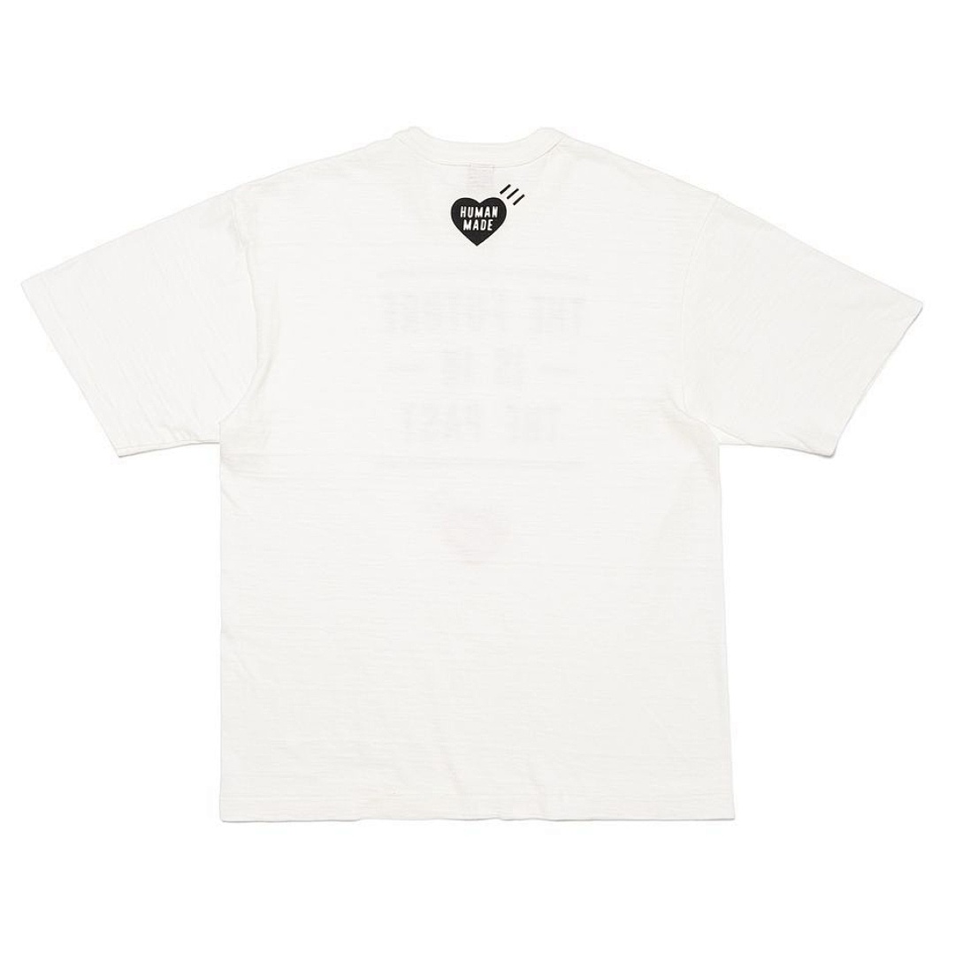 Human Made 108 HUMAN GRAPHIC TEE Print Cotton Short Sleeve T : Black White S M L - Image 5