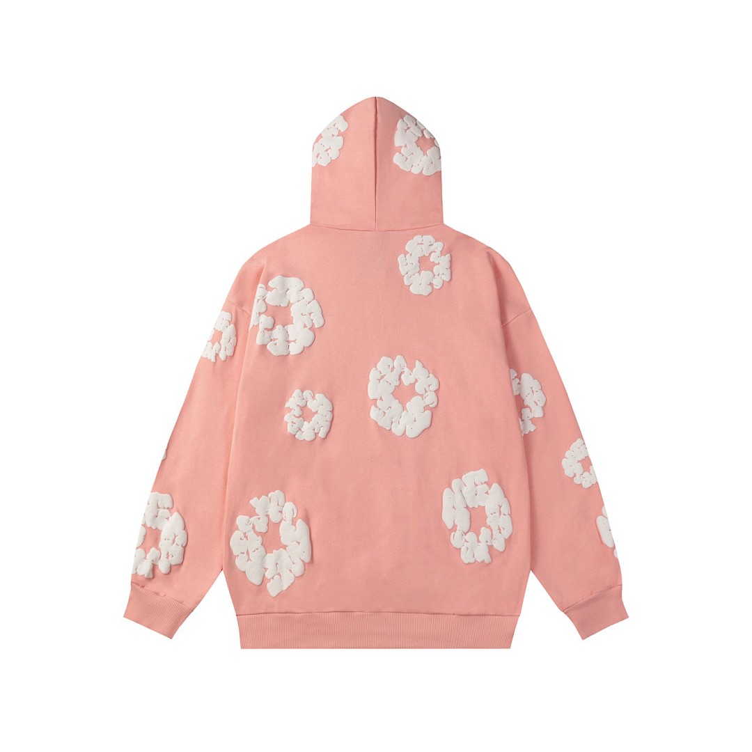 Unbranded 218 DENIM TEARS Cotton Floral Print Black Grey Blue Green Purple Red Orange Color Pink White Sky Coffee S-XL 6688# - Image 92