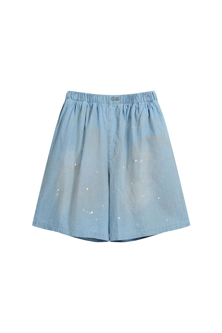 Acne Studios 188 AC Wind Print Short Blue S-XL 7620#