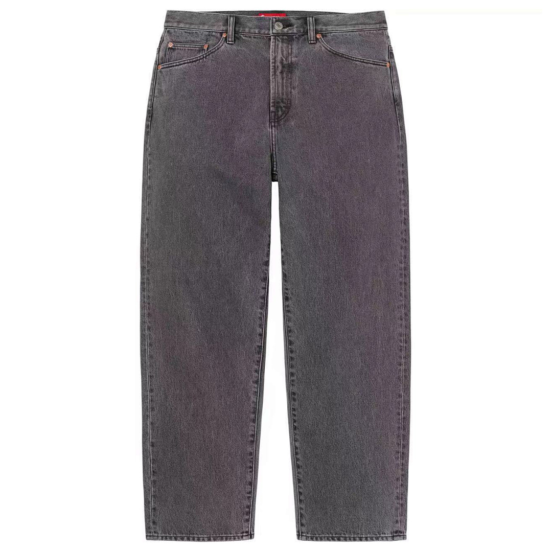 Supreme 268 SUP BAGGY JEAN Washed Water (Black, Blue) - Image 6