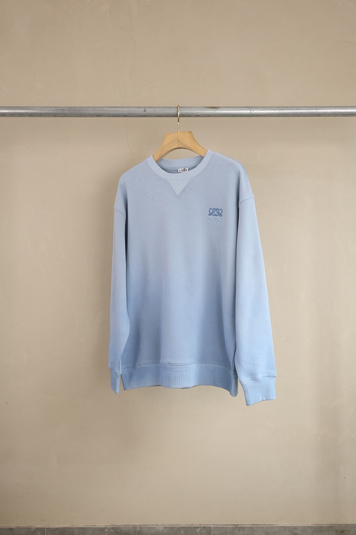 Unbranded 198 2026 New Washed Gradient Small Embroidered Anagram Collar Blue Beige S M L - Image 5