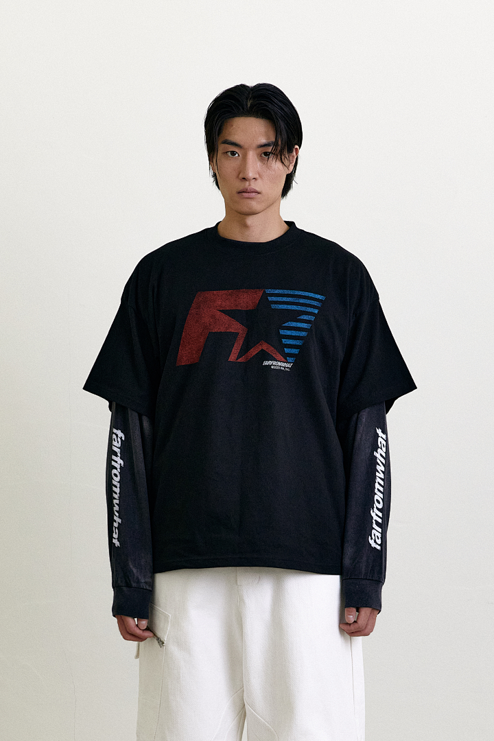 Arc'teryx 118 FAR.ARCHIVE FAR FI Limited Exclusive F Star Print Short Sleeve T Black Grey S-XL 3406# - Image 47
