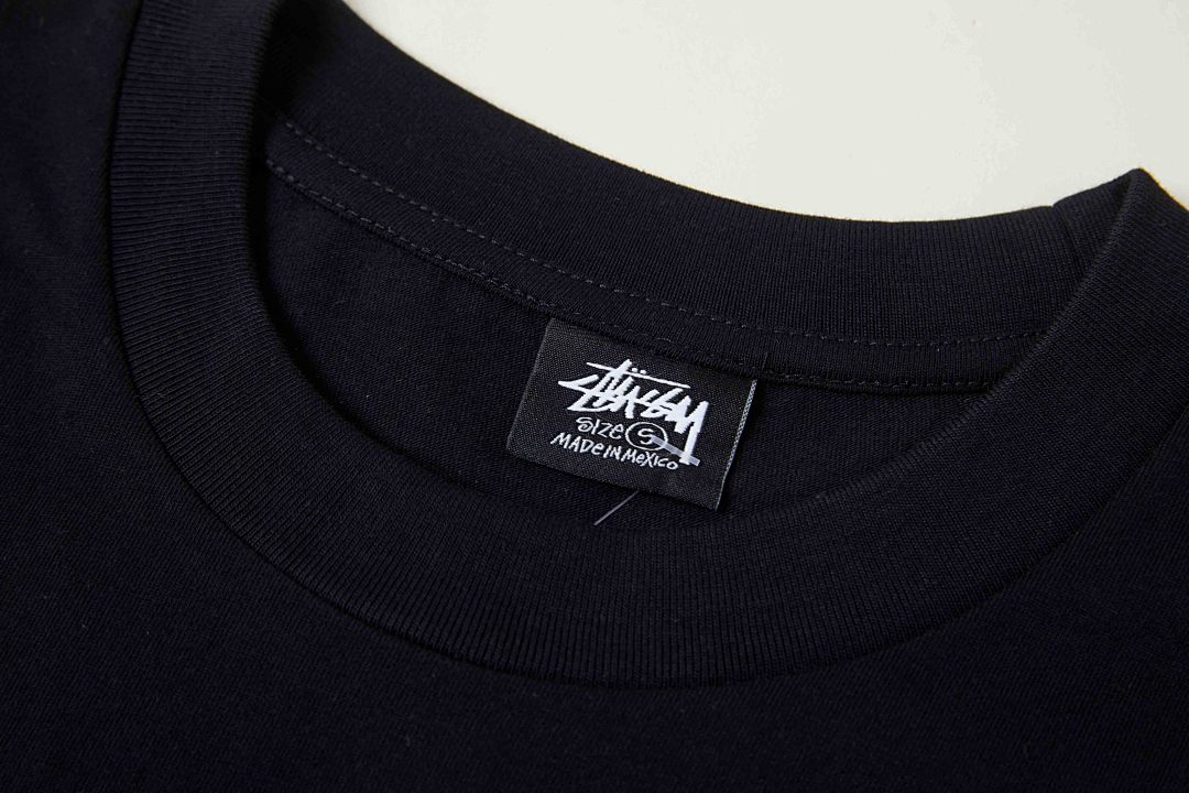 Stussy 108 Stu Fw24 LAGUNA USA TEE PIGMENT DYED Print Short Sleeve T Black White S M L - Image 7