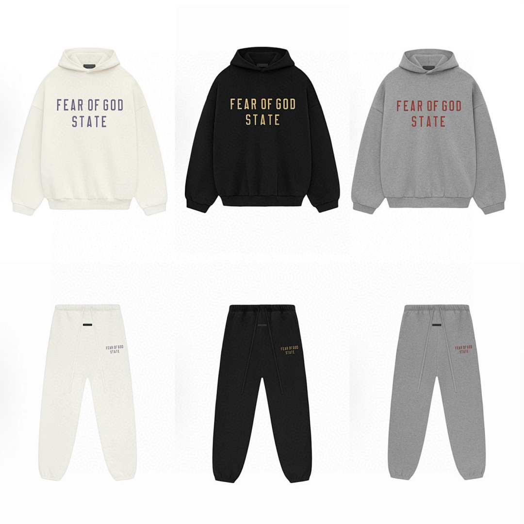 Essentials 228 ESS 24FW Print 500G Surface Black /BLACK White /SHELL Oatmeal Grey /DARK HEATHER XS-XL