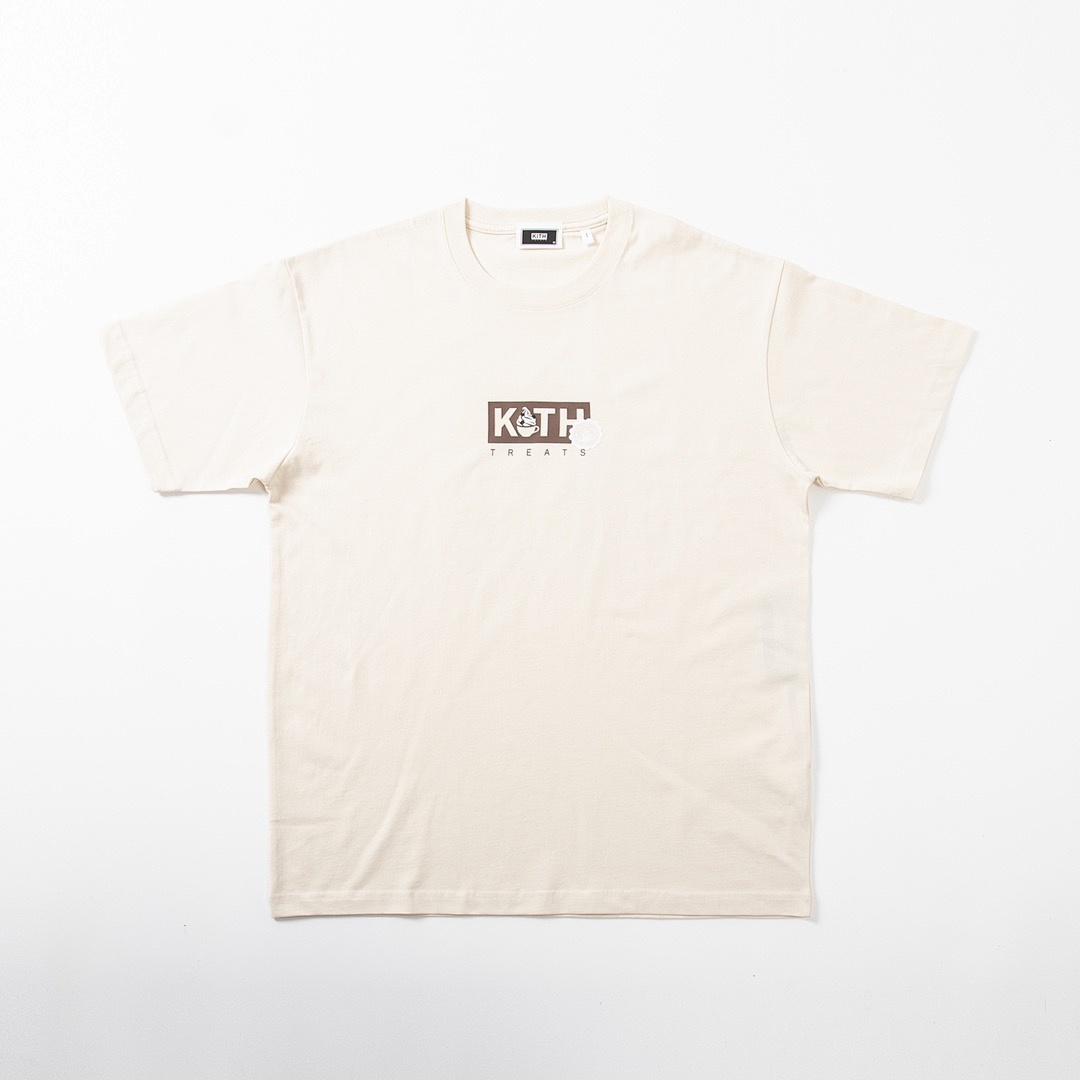 Adidas 138 KITH TREATS New Coffee Ice Cream Print Short Sleeve T : S M L XL (White) - Image 6