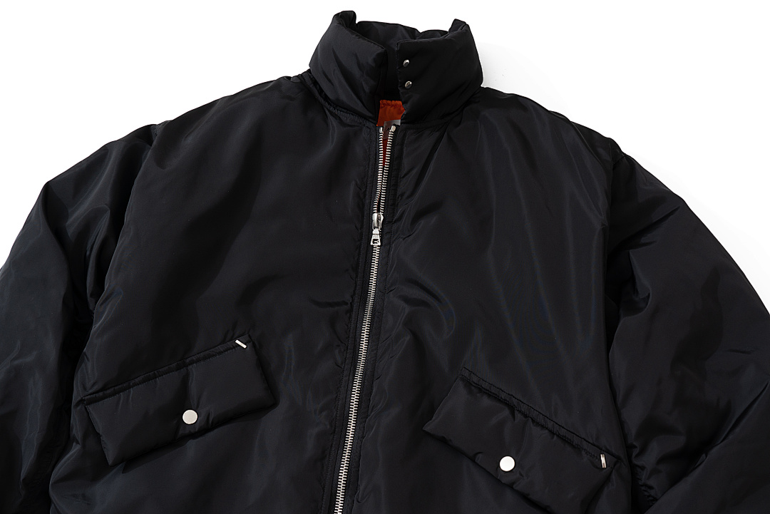 Unbranded 358 ASKYURSELF REPAIRED BOMBER JACKET Cotton Black S-XL 4038# - Image 4