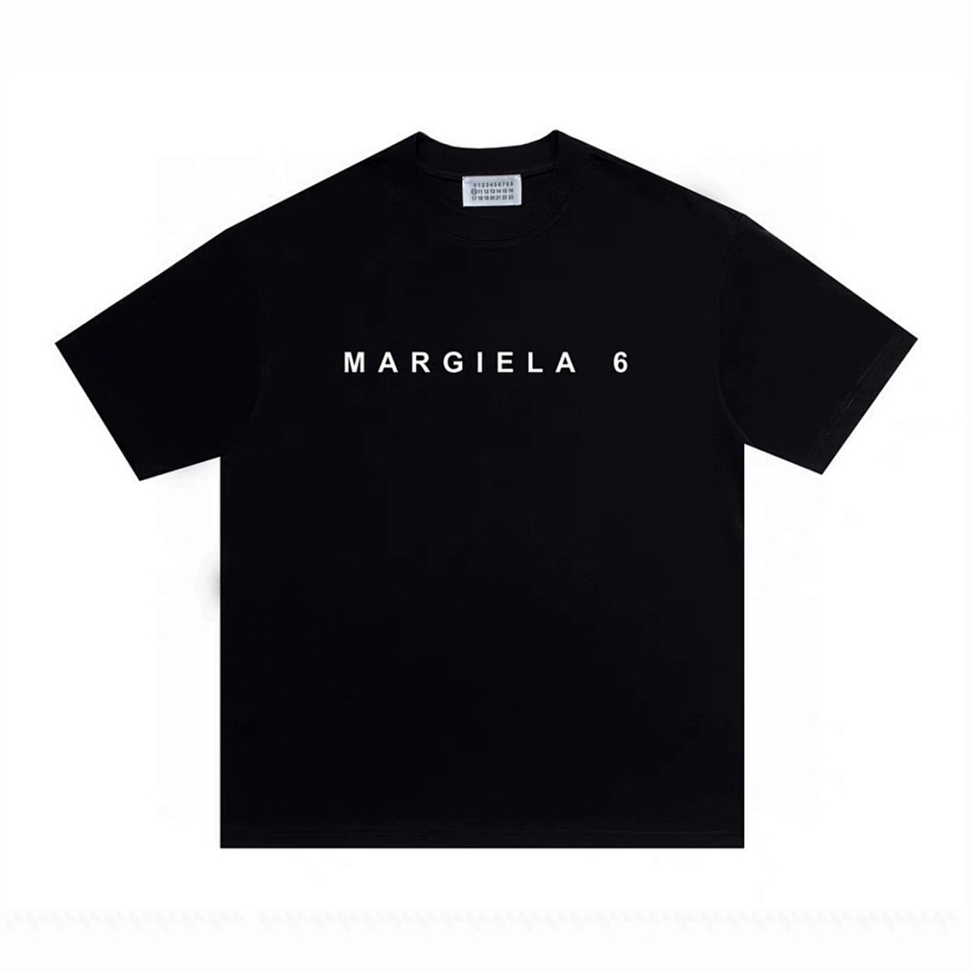 On Running 108 Maison Margiela MM6 Print Short Sleeve T Black White 46 48 50 52 3414# - Image 36