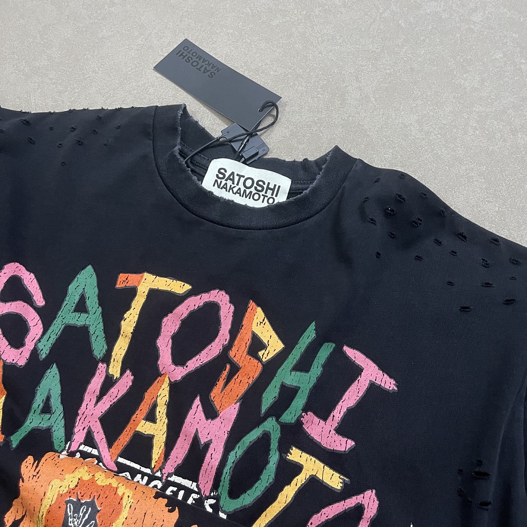 Unbranded 138 Satoshi Nakamoto No Savior Print T Washed Black S M L - Image 7