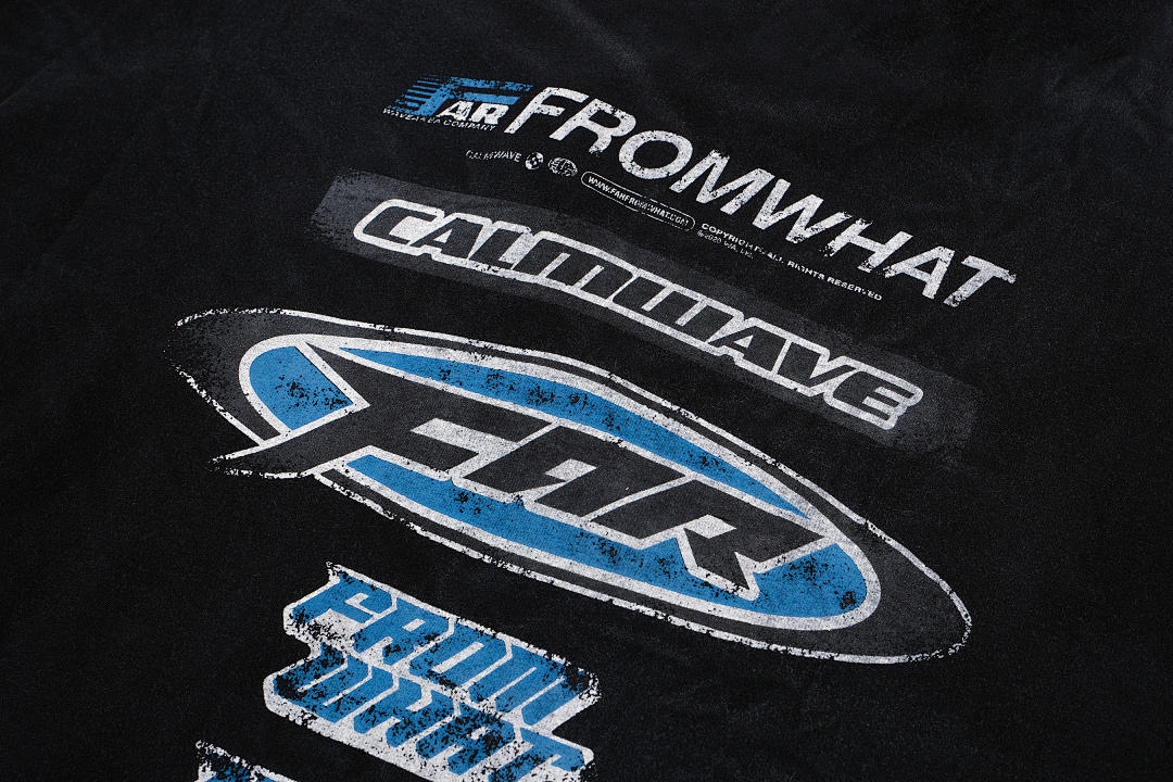 Arc'teryx 138 FAR.ARCHIVE Label LOGO Print Long Sleeve T Grey Blue Black S-L 3255# - Image 9