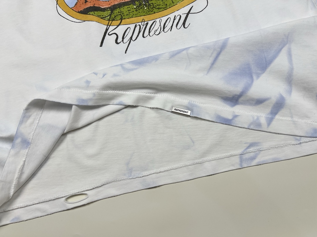 Represent 138 Represent The Beach Boys Collab Tie Dye Short Sleeve T : S M L XL (White) - Image 7