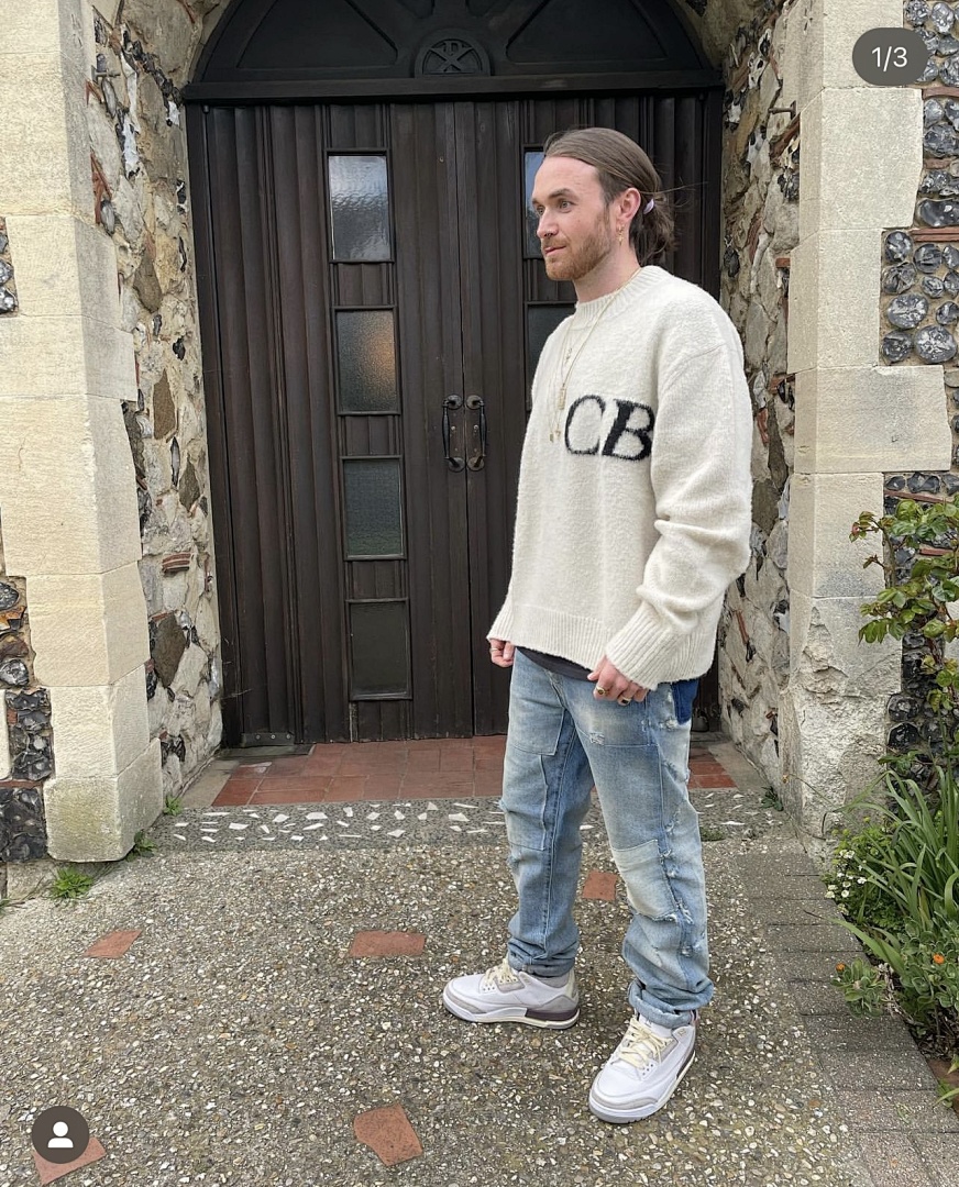 On Running 198 Cole Buxton Small Logo Floral Wide Collar Fleece Black Off White Grey Blue Ink Green S-XL M985# - Image 117