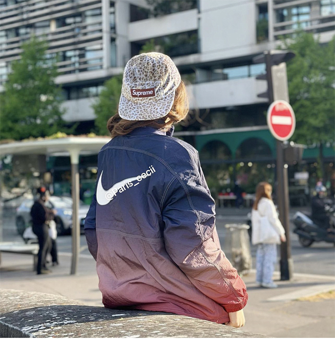Supreme 138 Sup 24SS Leopard Velvet Camp Cap (Sky White) - Image 5