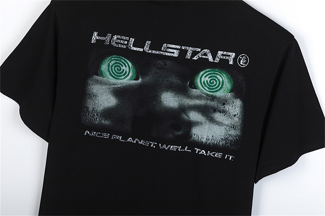Hellstar 138 Hellstar Studios Attacks Tee Star Big Logo Mens Womens Solid Cotton Short Sleeve T Black White S-M-L-XL - Image 21
