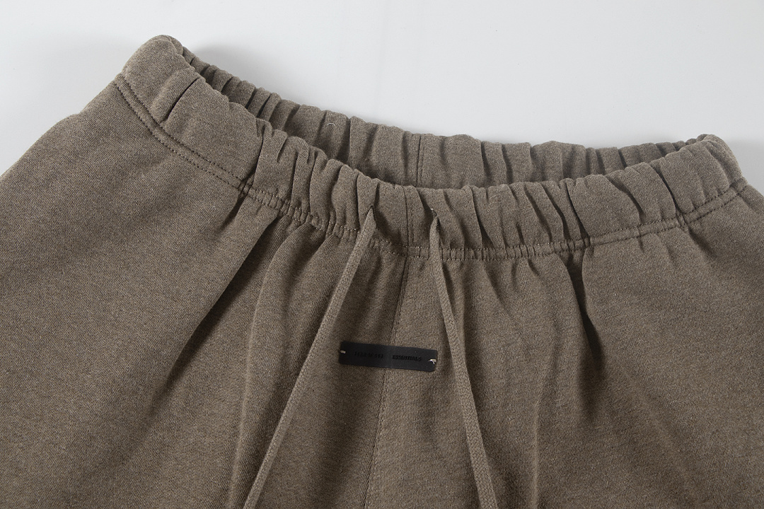 Essentials 148 Ess SS25 Classic Hoodie Label Print Short Silk Silver Gum Black Grey Brown Oatmeal XS-XL - Image 26
