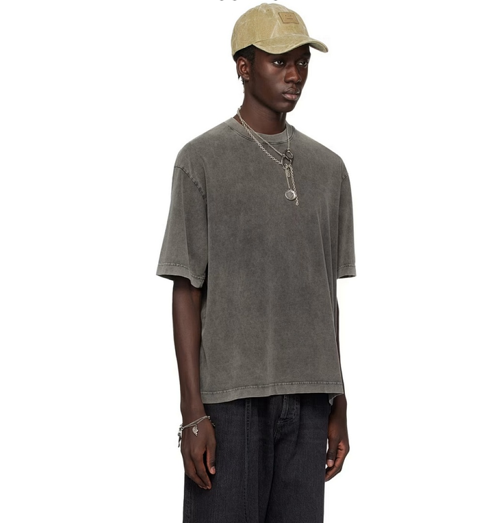 Acne Studios 108 AC Small Label LOGO Short Sleeve T Blue Black Yellow Water Purple S-XL 8040# - Image 71