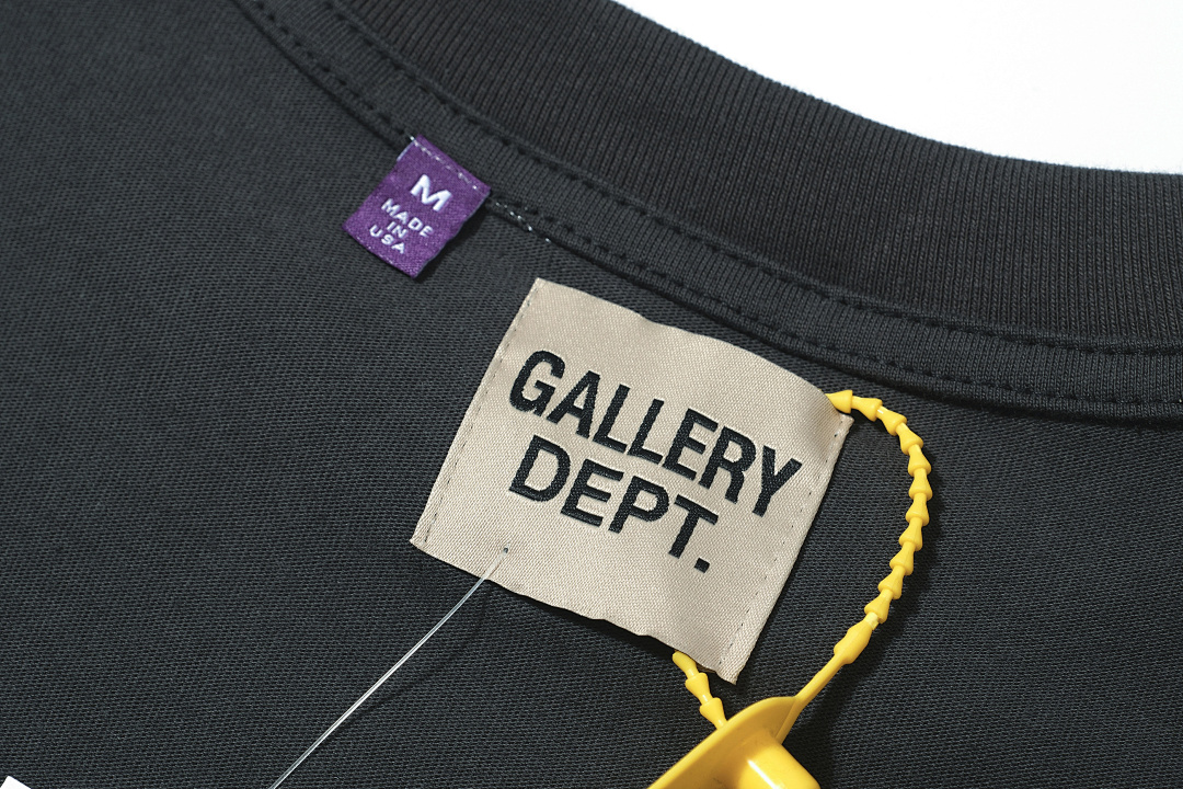 Gallery Dept 108 GALLERY DEPT. LOGO Print Short Sleeve T Black S-XL 8077# - Image 17