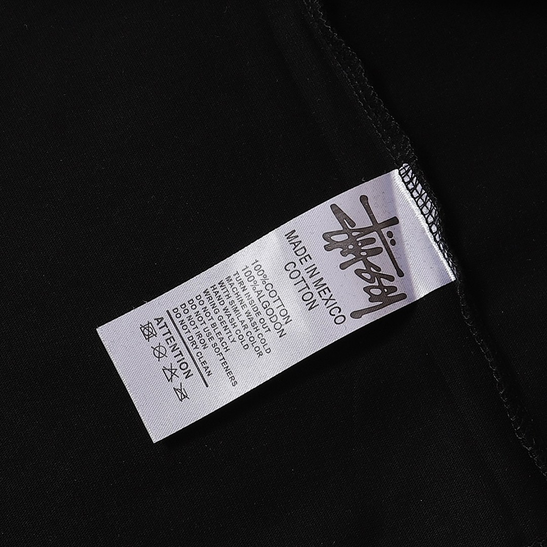 Stussy 98 Stu New Shadow Black ⑧ Print Short Sleeve : White S M L XL X214# - Image 7