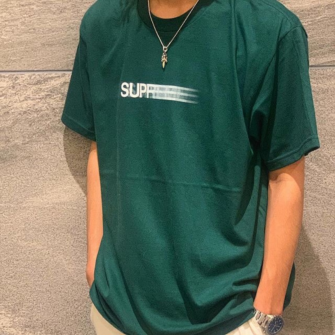 Supreme 108 Sup SS20 Motion Logo Tee Shadow Short Sleeve T Black White S M L XL - Image 2