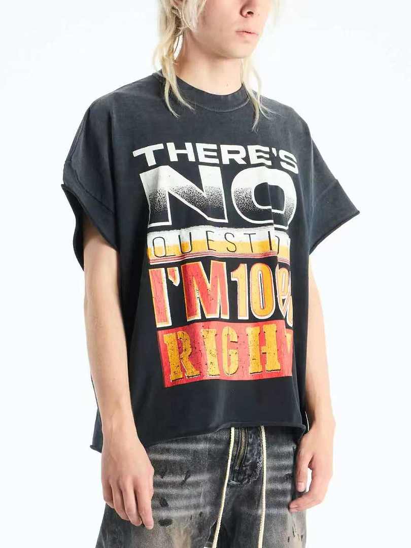 Unbranded 128 SECND SLF Washed Sleeve T : Water Black S M L - Image 12