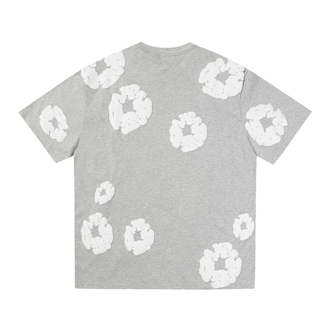 Unbranded 118 DENIM TEARS Cotton Floral High Short Sleeve Black Grey Blue Green Purple Red Orange Pink S-XL 291# - Image 28