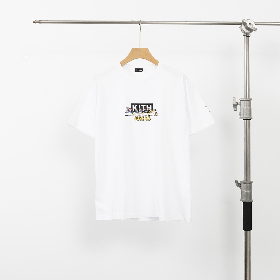Adidas 138 Kith X Disney Full Short Sleeve SIE: S M L XL : (Black White) - Image 20