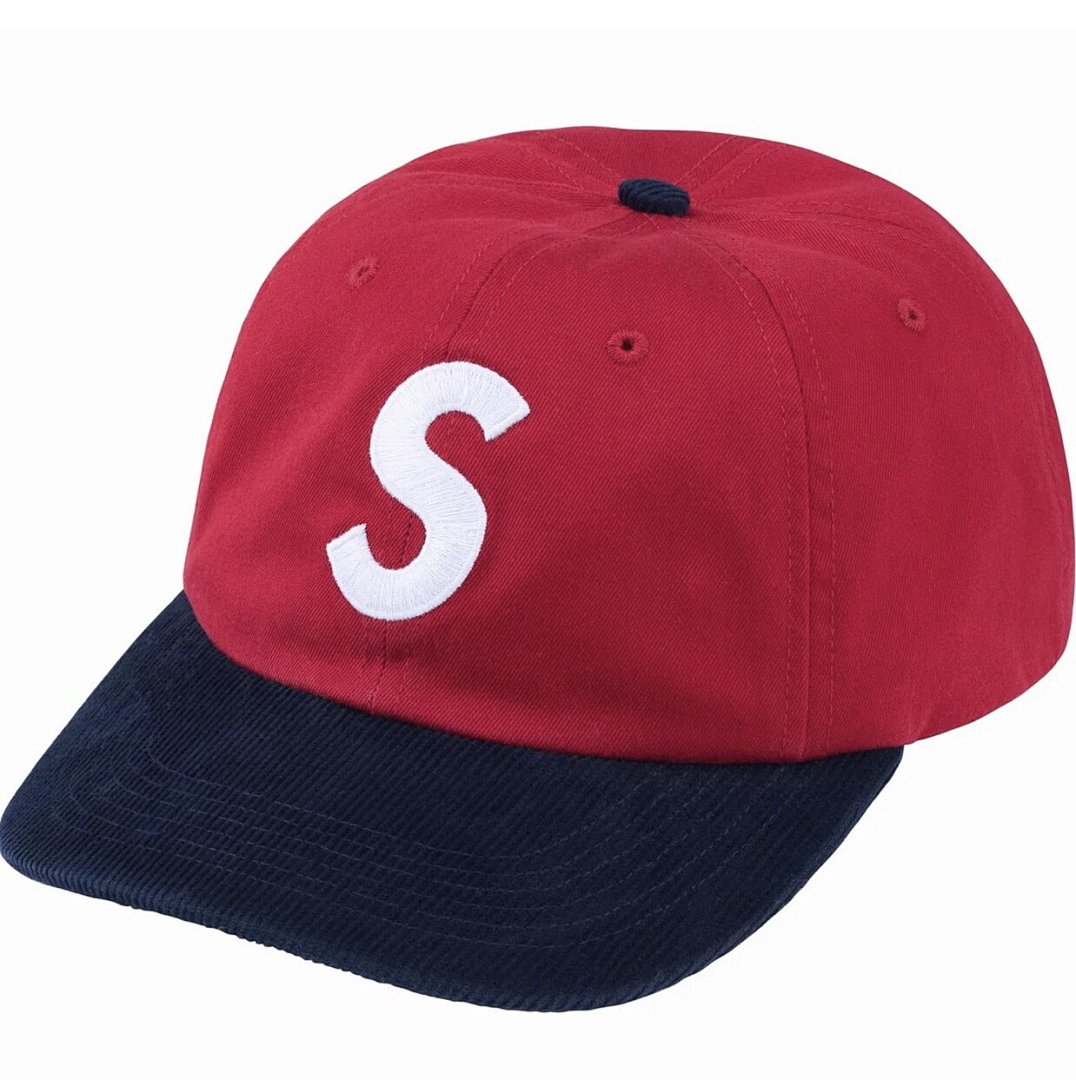Supreme 118 Sup 24SS 2-TONE S LOGO 6-PANEL Embroidered Leather Buckle Water (Blue White Black Red) - Image 3