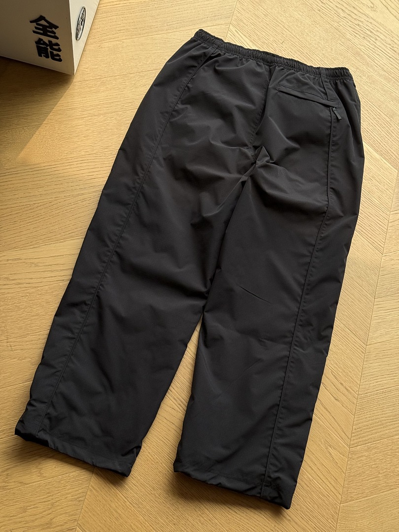 Balenciaga 368 SS26 WEEK1 Cotton Ripstop Track Pant Wide Black Camo Purple Off White S~XL - Image 39