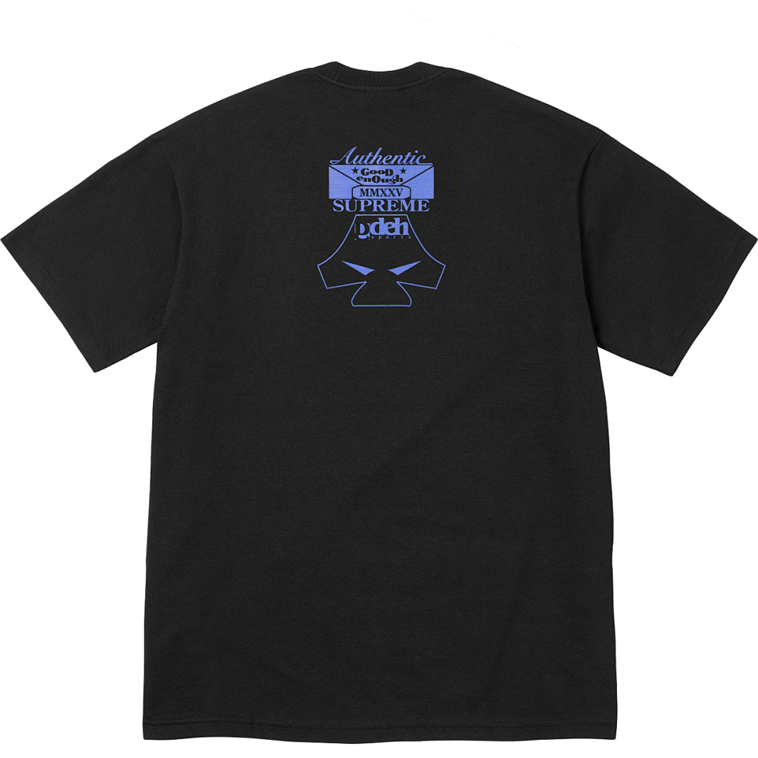 Supreme 128 GOODENOUGH Collab SS25 Print Short Sleeve WEEK15 DEVICE TEE Black White S M L - Image 3