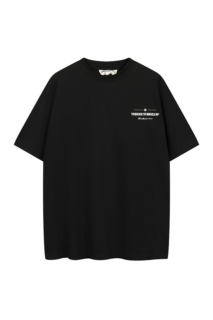 Christian Louboutin 118 THECOUTURECLUB Small Label Logo Short Sleeve T Black White S-XL T2010# - Image 4