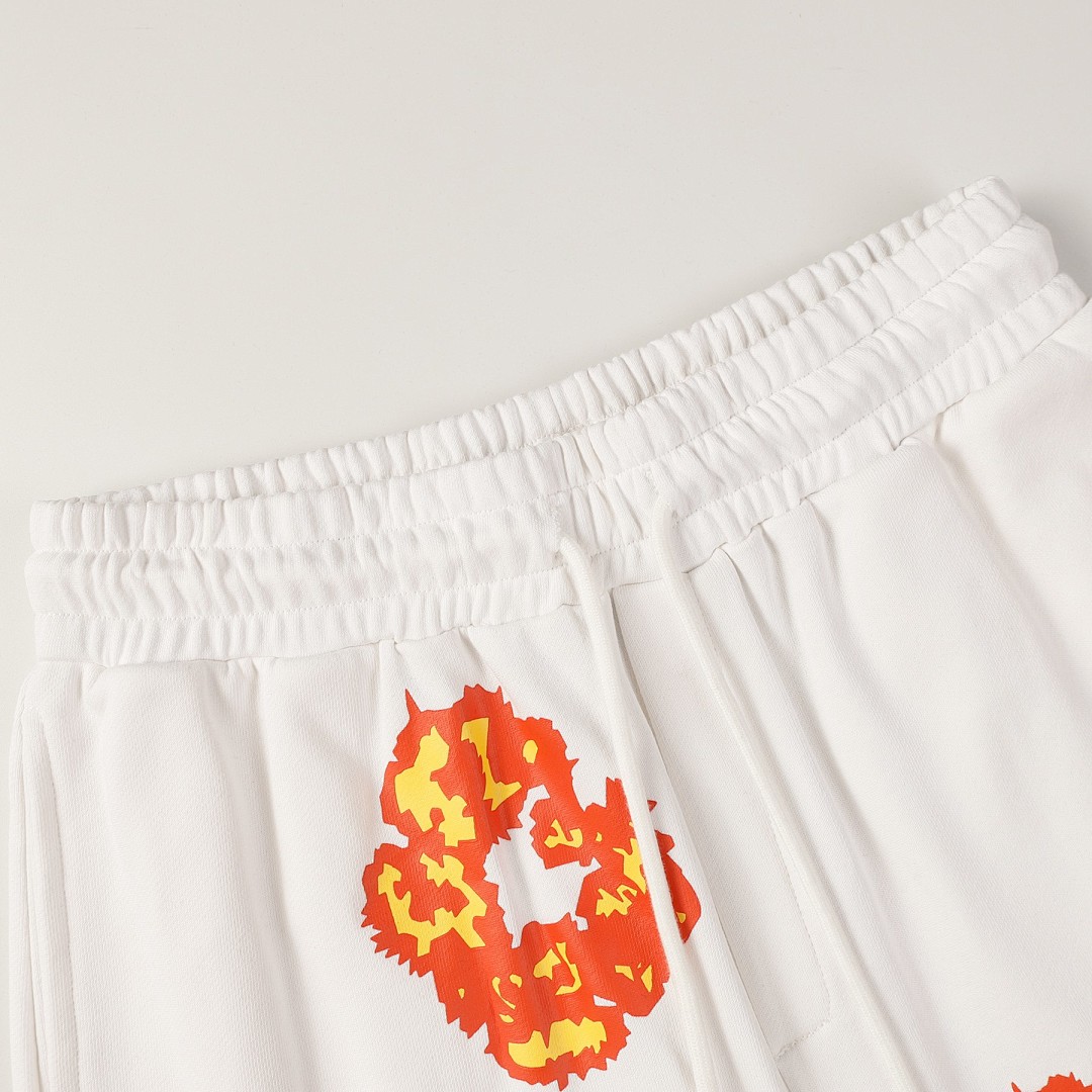 Unbranded 158 DENIM TEARS Cotton Floral High Print Short Black White S-XL 8603# - Image 13