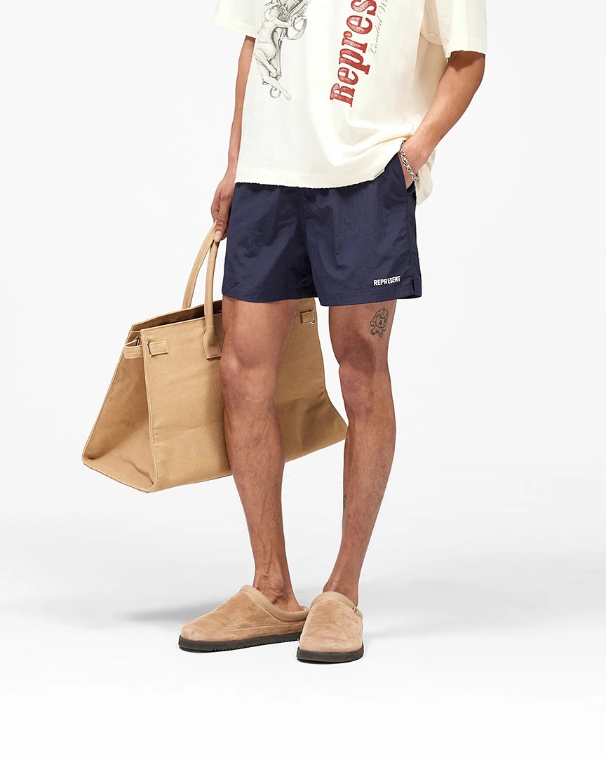 Represent 148 REP Print Short : Black Grey Blue S M L - Image 28