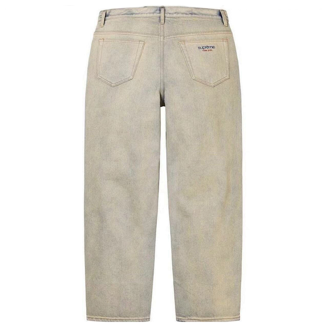 Supreme 268 SUP BAGGY JEAN Washed Water (Black, Blue) - Image 5