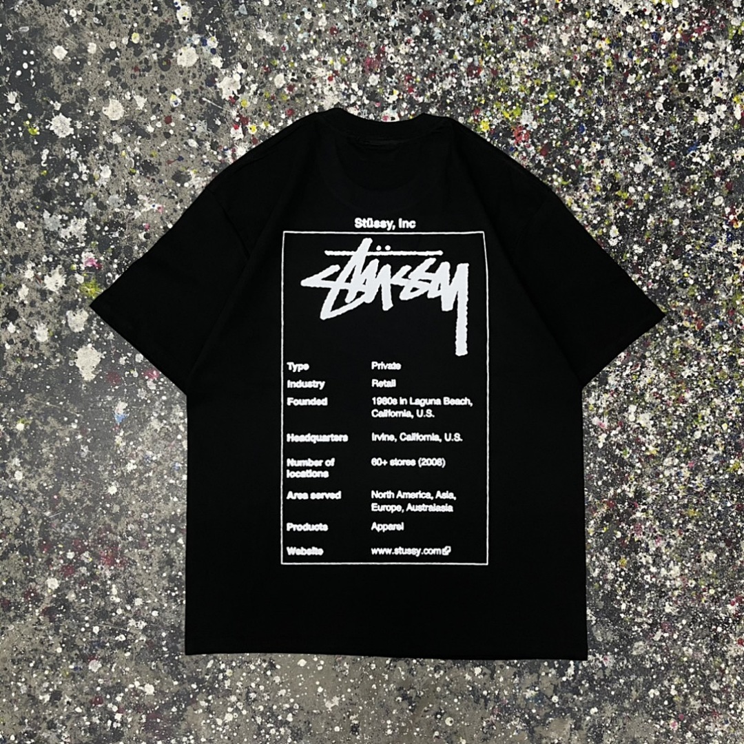 Stussy 108 Stussy Short Sleeve T : Black White Grey S Ｍ L XL - Image 11