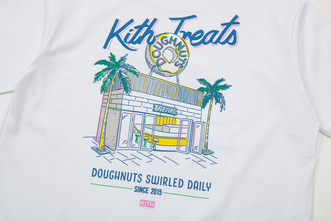 Adidas 138 KITH TREATS II Tee Limited Exclusive Print Wide Short Sleeve : Black White S M L - Image 18