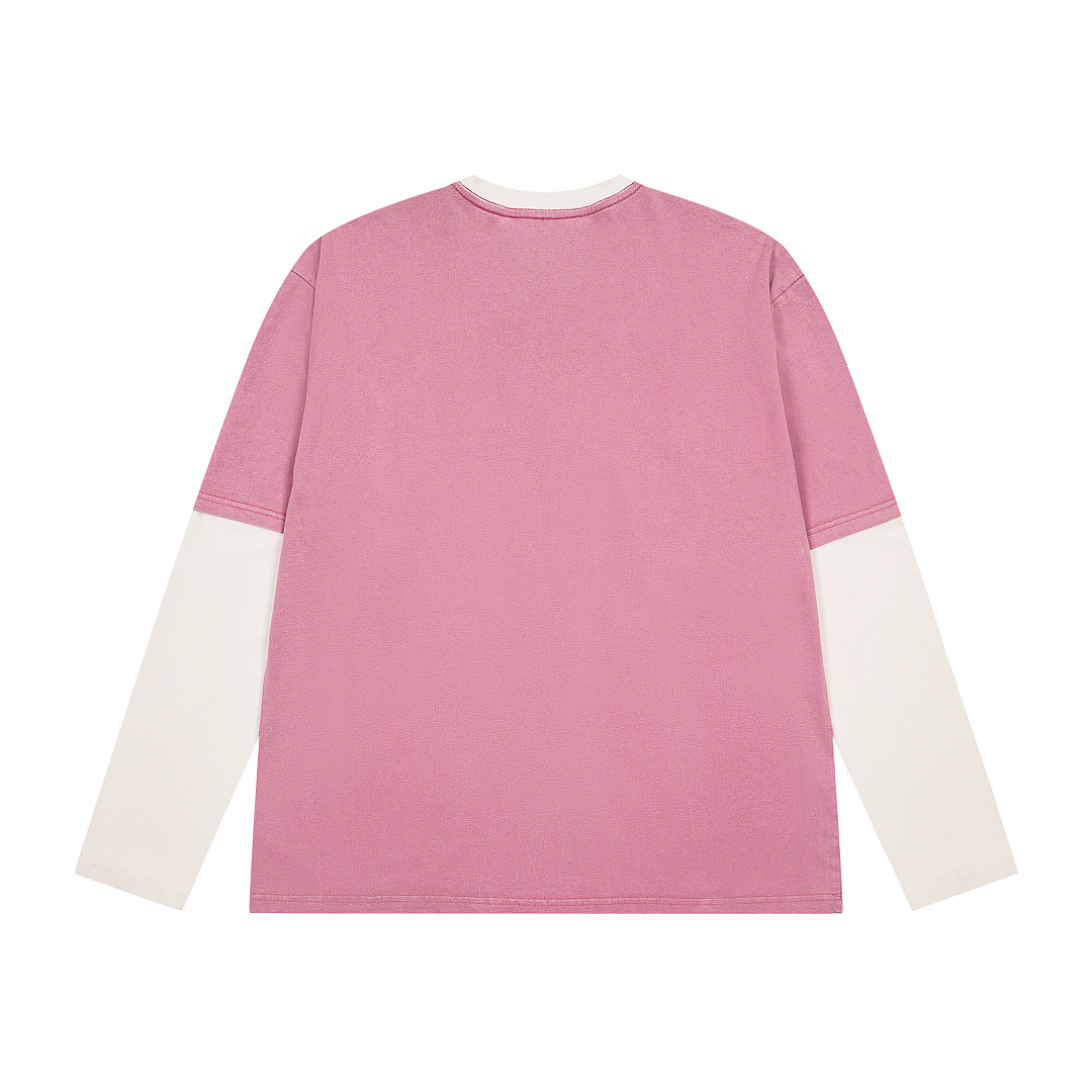 AMIRI 168 Wide Version Model Long Sleeve 2 Water T Black Ice Pink Mist Blue 607# - Image 16