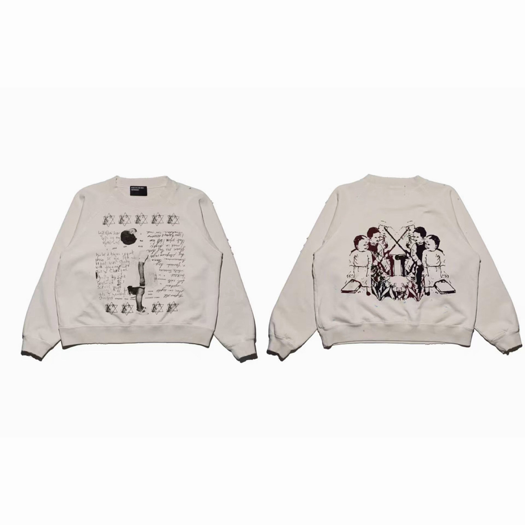 Enfants Riches Deprimes 198 Enfants Riches Deprimes Sleeve Boxy Short Wide Collar : S M L XL Apricot - Image 3