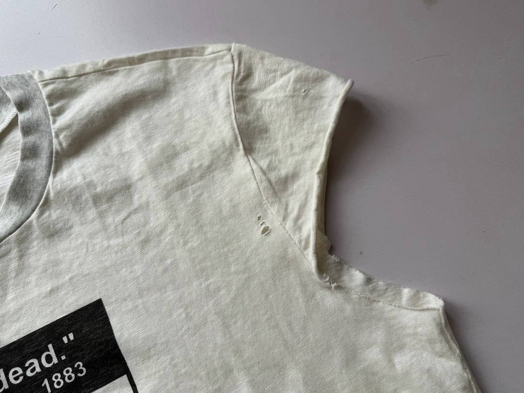 Unbranded 118 Protocol Index Short Collar T : 1 2 3 (Washed White) - Image 8