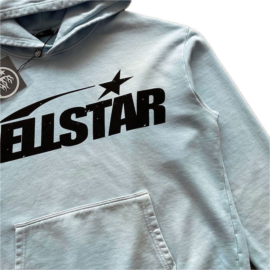Hellstar 238 Hellstar Fire Sky Blue Hoodie Pants Water S-M-L-XL - Image 5