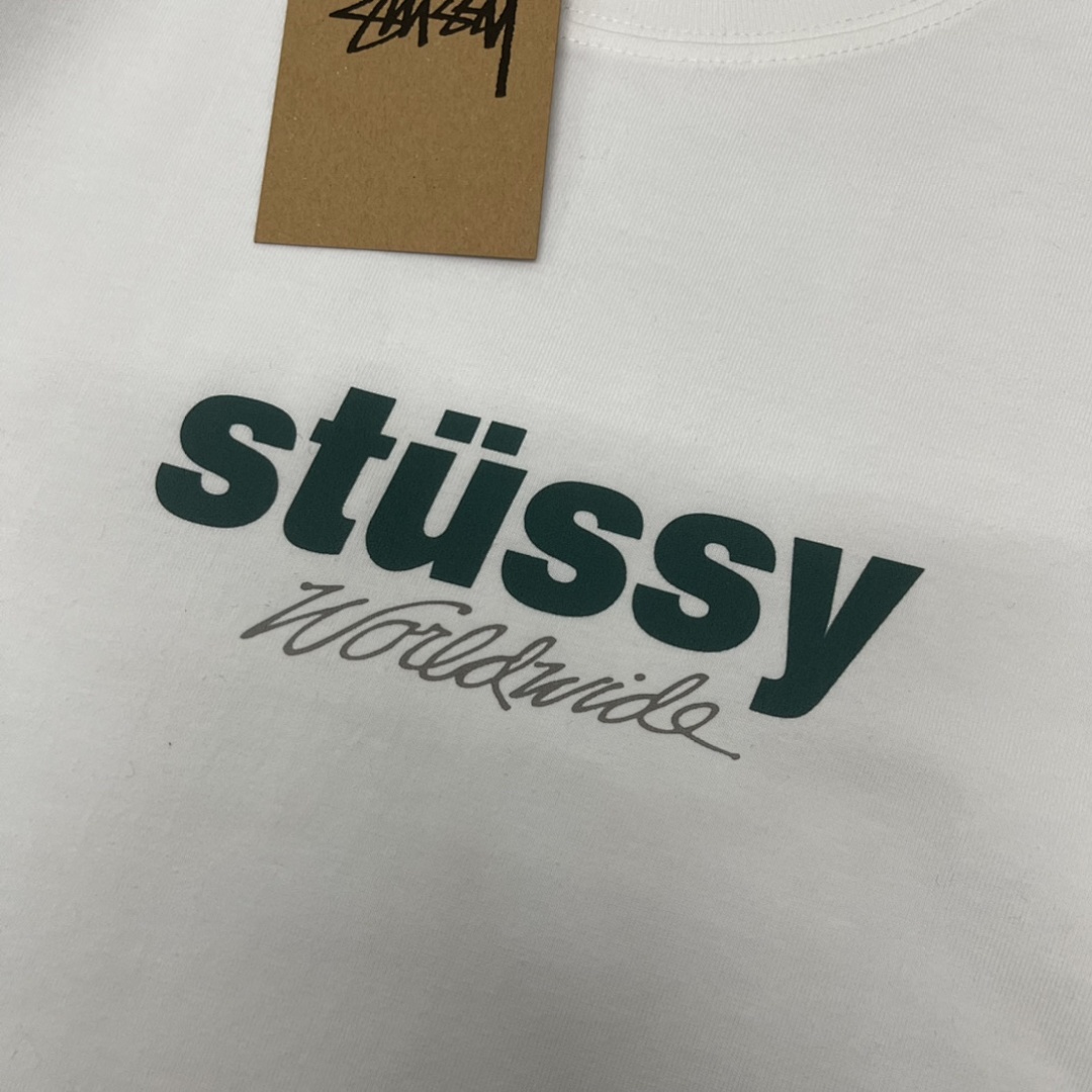 Stussy 108 Stussy City LOGO Short Sleeve T : Black White S Ｍ L XL - Image 13