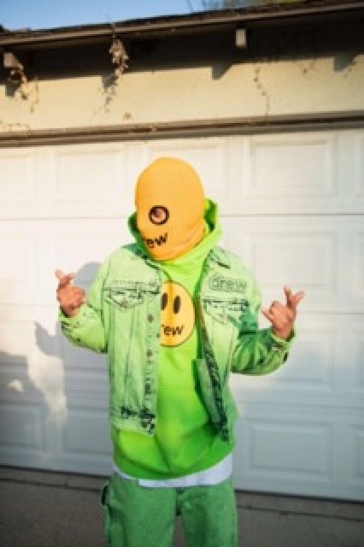 Drew House 238 DREW HOUSE 22SS Mascot Hoodie Full New Logo Print Red Fruit Green Floral Grey S M L - Image 35