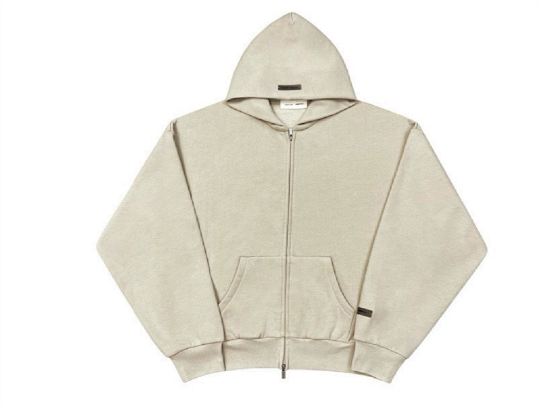 Essentials 238 Ess SS25 Classic Hoodie Label Print Silk Silver Gum Black Oatmeal Grey Brown XS-XL - Image 16