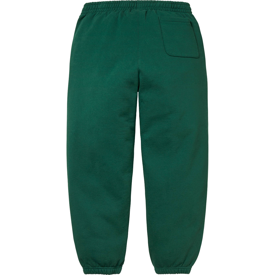 Supreme 238 22FW Satin Applique Sweatpant Big Logo Velvet Cotton Black Floral Grey Blue Red Green Brown Light Orange Purple Khaki S M L XL 1309# - Image 12