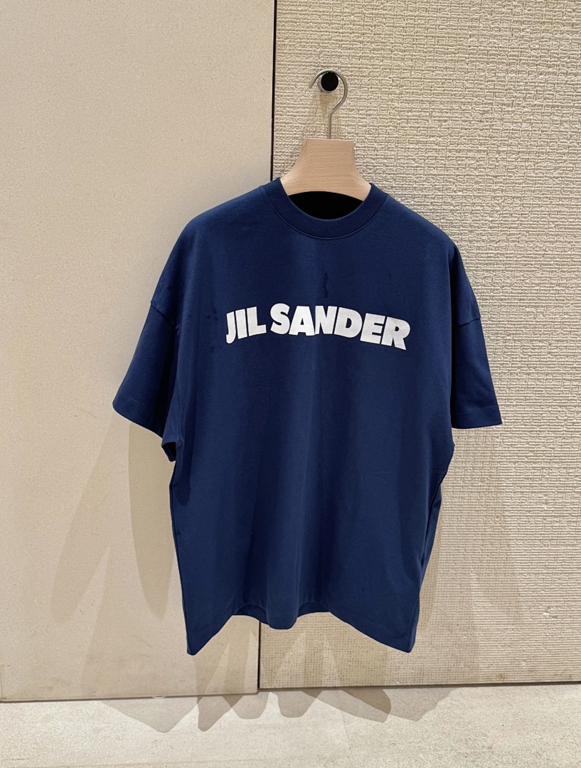 Unbranded 108 JIL SANDER Gum Logo Print Short Sleeve T Light Grey Pink Blue Black White SML J9890# - Image 92